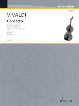 L'Estro Armonico (RV 356/PV 1) by Vivaldi Antonio Lucio - Nachez Tivadar - for Violin