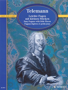 Easy Fugues with Little Pieces by Telemann Georg Philipp - Hugo Ruf - for Piano