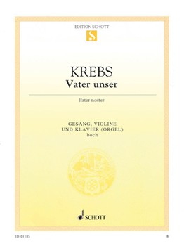 Vater Unser by Krebs Carl August for High Voice