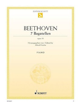 7 Bagatelles Op. 33 by Beethoven Ludwig van - Hoehn Alfred - for