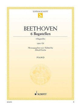 6 Bagatelles Opus 126 by Beethoven Ludwig van - Hoehn Alfred - for Piano