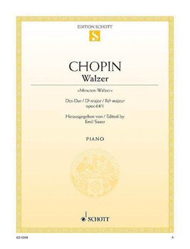 Waltz in D-flat Major Op. 64 No. 1 Minuettes by Chopin Frederic - Sauer Emil - for