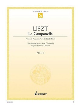 La Campanella by Liszt Franz - Schmid-Lindner August - for Piano Solo