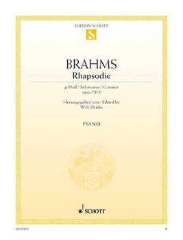 Rhapsody in G Minor Op. 79 No. 2 by Brahms Johannes - Willi Draths - for