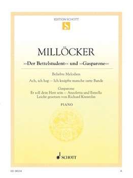 Famous Melodies from Millöcker's Operettas by Millocker Karl - Krentzlin Richard - for