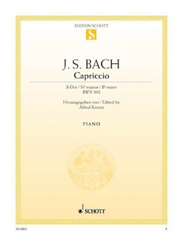 Capriccio in B-flat Major The Departure BWV 992 by Bach Johann Sebastian - Kreutz Alfred - for