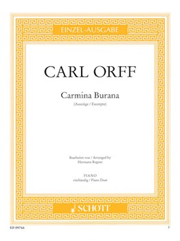 Carmina Burana by Orff Carl - Hermann Regner - for Piano