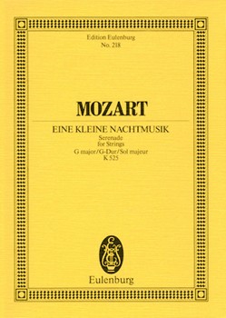 Eine kleine Nachtmusik KV 525 by Mozart Wolfgang Amadeus - Rexroth Dieter - for Study Score