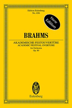 Academic Festival Overture Op. 80 by Brahms Johannes - Fiske Roger - for Study Score