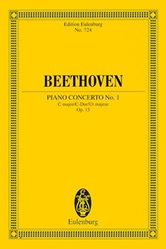 Piano Concerto No. 1 Op. 15 by Beethoven Ludwig van - Altmann Wilhelm - for Study Score