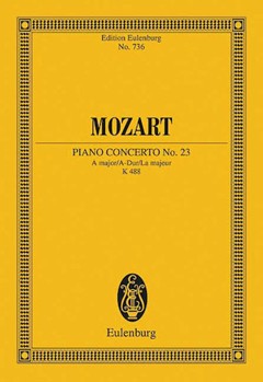 Piano Concerto No. 23 K. 488 by Mozart Wolfgang Amadeus - Blume Friedrich - for Study Score