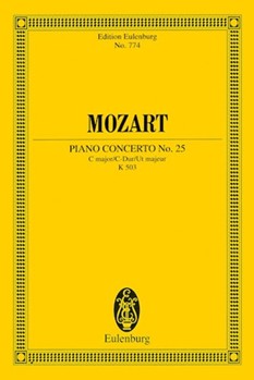 Piano Concerto No. 25 K. 503 by Mozart Wolfgang Amadeus - Blume Friedrich - for Study Score