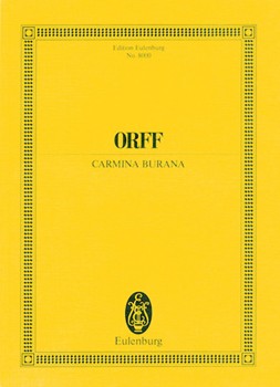 Carmina Burana by Orff Carl - Werner Thomas - for Study Score
