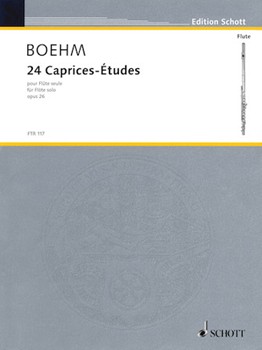 24 Caprice Etudes Opus 26 by Bohm Theobald for Flute