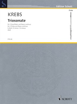 Triosonate B-minor [2 flutes and cello] SCORE/PTS