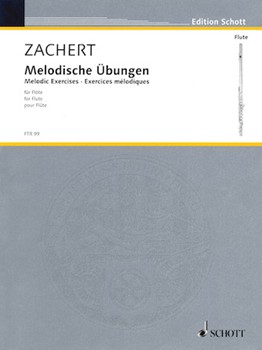 Melodic Exercises for Flute by Zachert Walter for