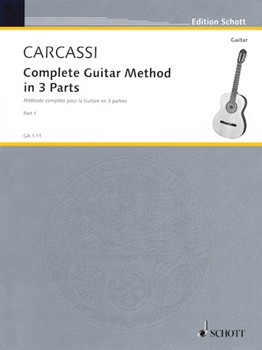 Guitar Method Volume 1 by Carcassi Matteo for Guitar Met (Vol 1)