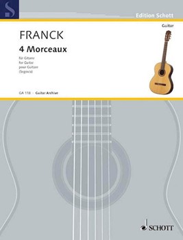 Four Morceaux by Franck Cesar - Segovia Andres - for