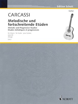 Melodic & Progressive Studies Opus 60 by Carcassi Matteo for Guitar Met