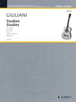 Studies For Guitar Opus 1a by Giuliani Mauro for Guitar Collection (Book 1)
