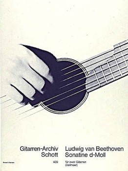 Sonata in D minor by Beethoven Ludwig van - Vermeer Hans-Dieter - for