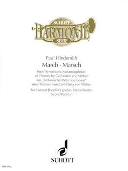 March From Symphonic Metamorphosis by Hindemith Paul - Wilson - for Full Score (Score)