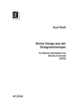 Six Songs from The Threepenny Opera by Weill Kurt for