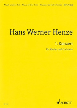 Concerto No. 1 for Piano and Orchestra (1950) by Henze Hans Werner for Study Score