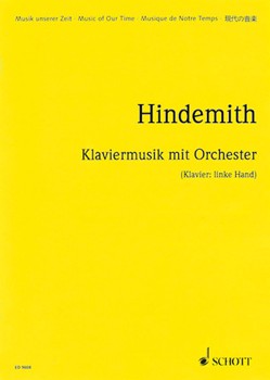 Klaviermusik mit Orchester Op. 29 (1923) by Hindemith Paul for Score