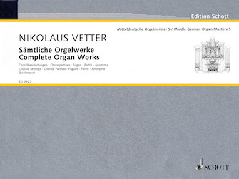 Complete Organ Works by Vetter Nikolaus - Beckmann Klaus - for Organ