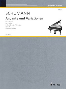 Andante & Variations by Schumann for 2 Piano 4 Hands