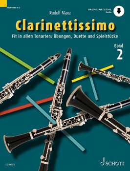 Clarinettissimo Vol. 2 Book/CD by Mauz Rudolf for
