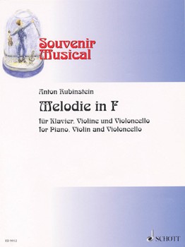 Melodie In F by Rubinstein Anton - Lutz/birtel - for Piano Trio