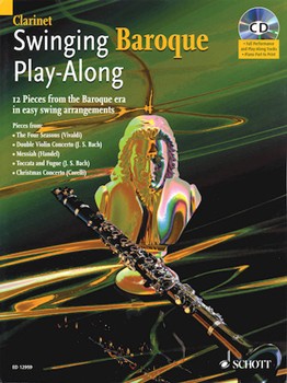 Swinging Baroque Play-along by Various - L'Estrange Alexander - for Clarinet Collection