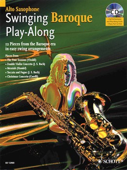 Swinging Baroque Play-along by Various - L'Estrange Alexander - for Alto Saxophone C