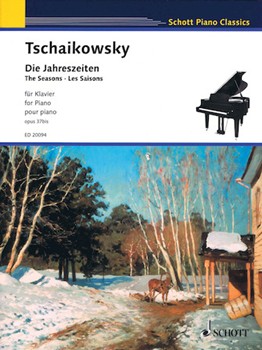 Seasons by Tchaikovsky Pyotr Ilyich for Piano