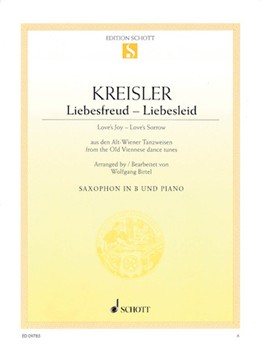 Love's Joy - Love's Sorrow by Kreisler - Birtel Wolfgang - for Tenor Sax