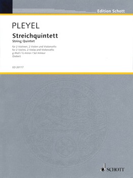 String Quintet in G minor by Pleyel Ignaz Joseph for