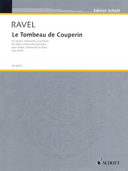 Le Tombeau De Couperin by Ravel Maurice - Van Brink Matthew - for Piano Trio