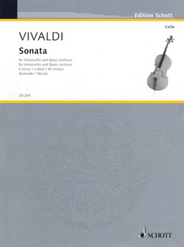Vivaldi - Sonata E Minor For Violoncello And Basso Continuo