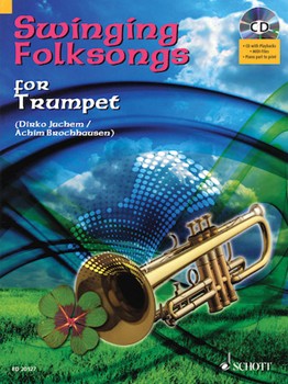 Swinging Folksongs Play-along For Trumpet Bk/cd With Piano Parts To Print by Various for