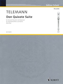 Don Quixote Suite by Telemann Georg Philipp - Beechey Gwilym - for Soprano Re