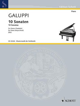 Nine Sonatas by Galuppi Baldassare - Ruf Hugo - for Piano