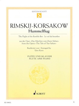 Flight Of The Bumble-bee by Rimsky-Korsakov Nikolai - Korn Uwe - for Flute and Piano
