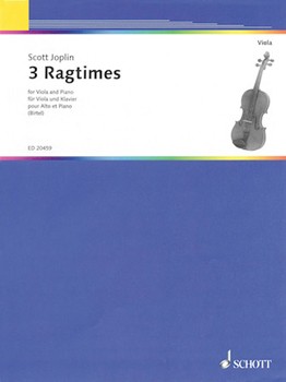 3 Ragtimes by Joplin Scott - Birtel Wolfgang - for Viola and Piano