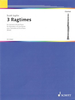 3 Ragtimes by Joplin Scott - Birtel Wolfgang - for Clarinet Solo