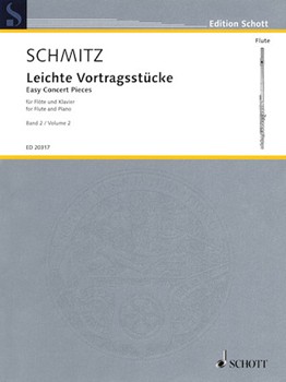 Easy Concert Pieces Volume 2 by Various - Schmitz Gunther - for Flute and Piano