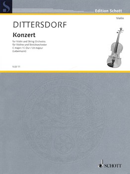 Konzert by Dittersdorf Karl Ditters von - Lebermann Walter - for Violin and Piano