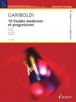 15 Etudes Modernes Et Progressives by Gariboldi Giuseppe - Albrecht Stefan - for Flute Method