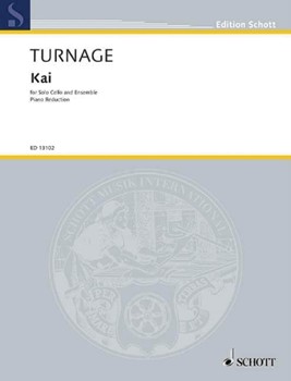 Kai by Turnage Mark-Anthony - Blood John - for Score and Parts